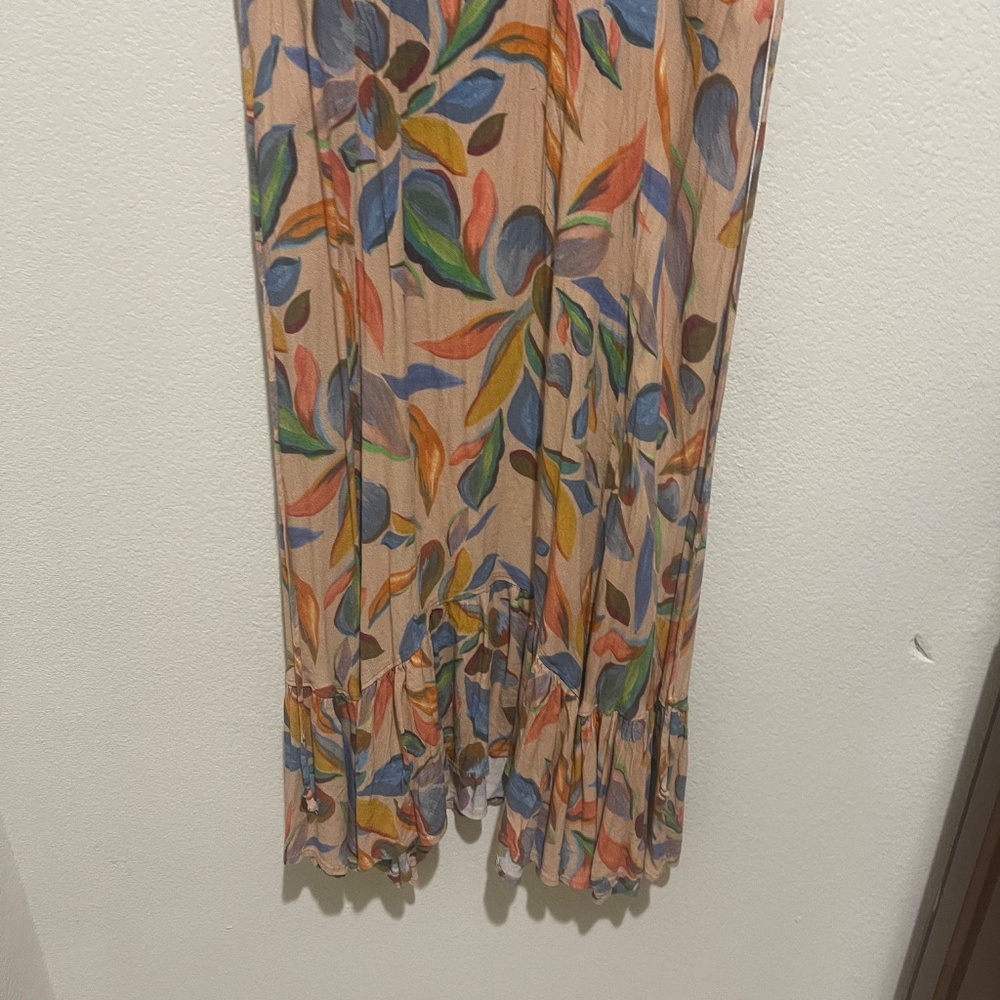 Rachel Pally Crepe Joline Orange Floral Maternity Dress Size S - Picture 14 of 15